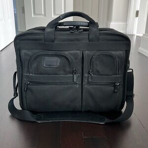 Tumi Alpha series large 17” briefcase